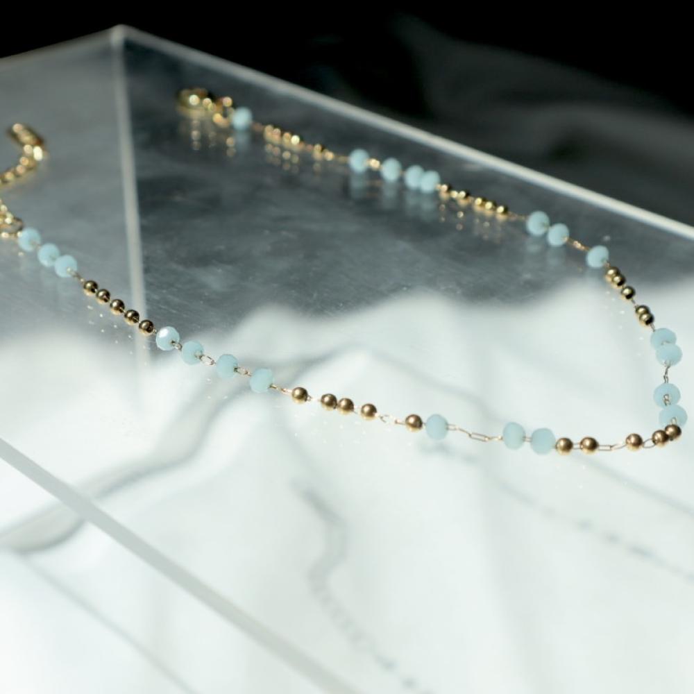 Mixed gold & blue