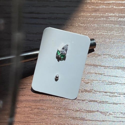 2pcs (set)sterling silver studs