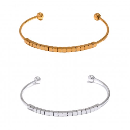 Stainless steel bangle