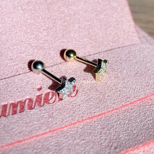 1pc sterling silver stud