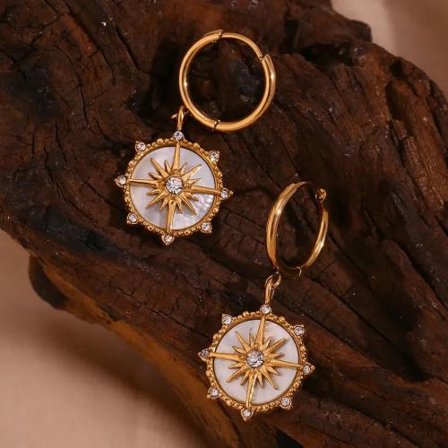 Star charm earrings