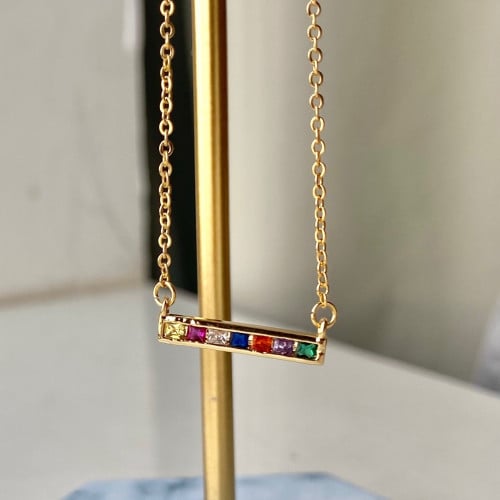 18k gold plated necklace