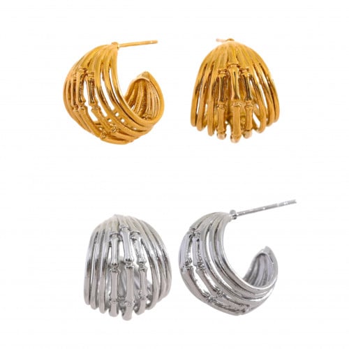 Stainless steel earrings