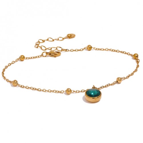 Stainless steel anklet