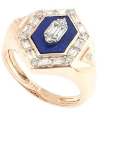 خاتم ذهب عيار ١٨ مزين بالالماس والاحجار الكريمه      وزن ٤.١٤ جم