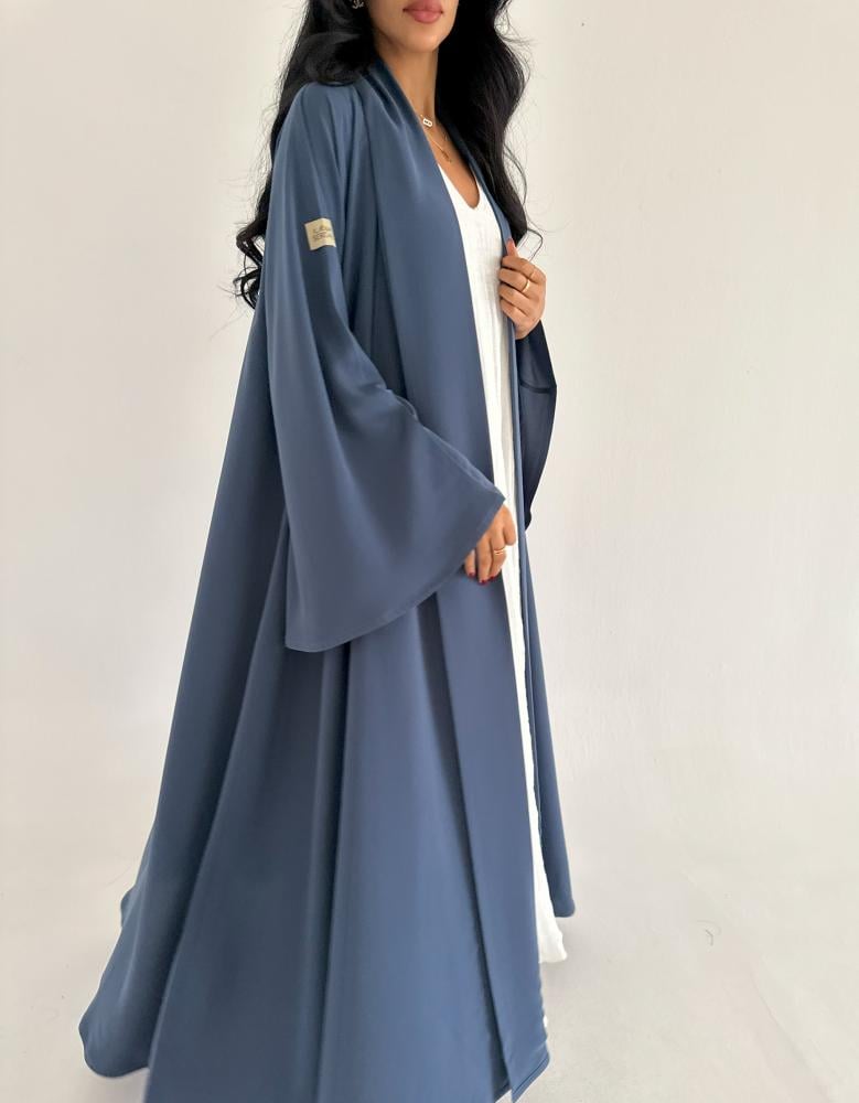 كريب خفيف ياباني كلوش مع اكمام كلوش صفطة من الامام