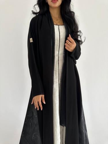 كريب ملكي مع تفته اسود فالجوانب كلوش