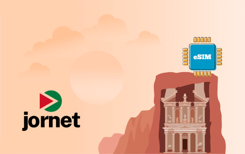 الأردن - شريحة بيانات الكترونية esim