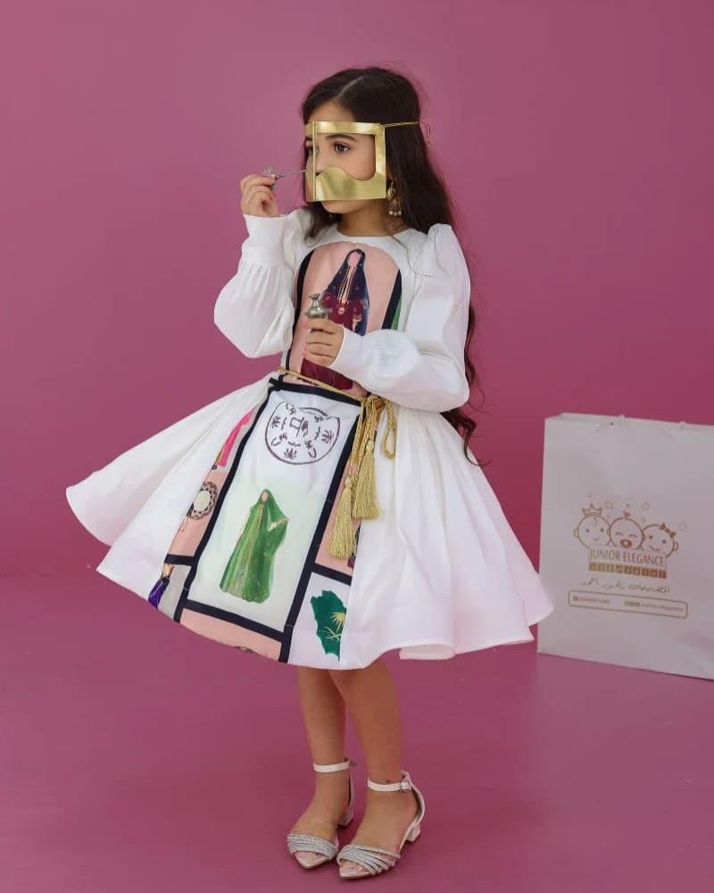 أحدث صيحات فساتين يوم التاسيس من جونيور ايليجنس