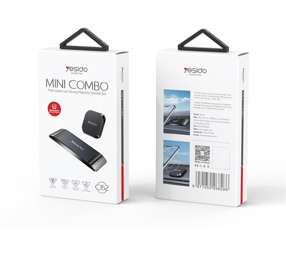 حامل هاتف محمول مغناطيسي للسيارة C152 مصنوع من سبائك الألومنيوم عالي الجودة، يوضع على لوحة القيادة