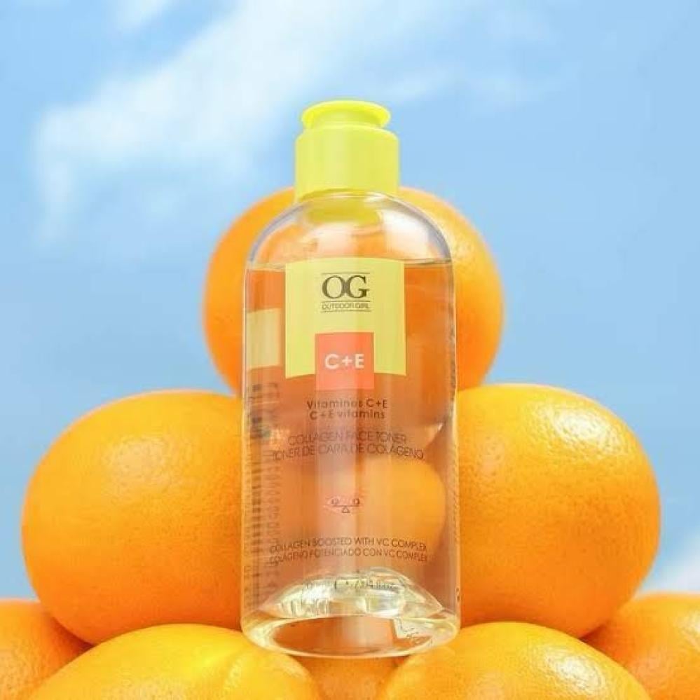 تونر الكولاجين بفيتامين C + E من اوجي