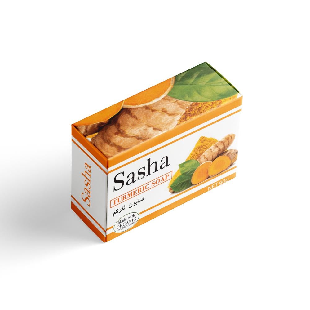 صابونة الكركم من ساشا-90 جم