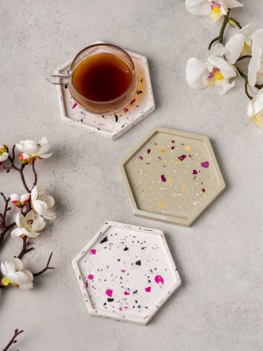 قالب سيليكون جاهز صحن سداسي صغير (12*10 سم)