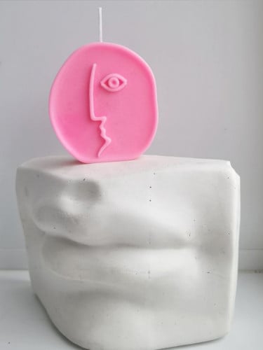 قالب سيليكون جاهز وجه مرسوم