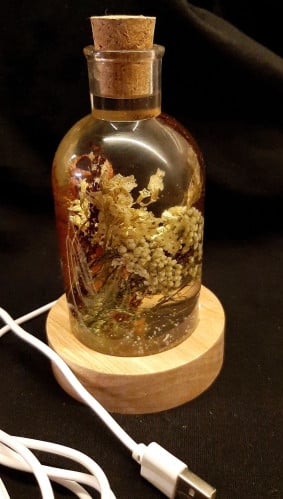 قالب سيليكون جاهز ليد إضائة الريزين الشفاف (12.1*6.1 سم)