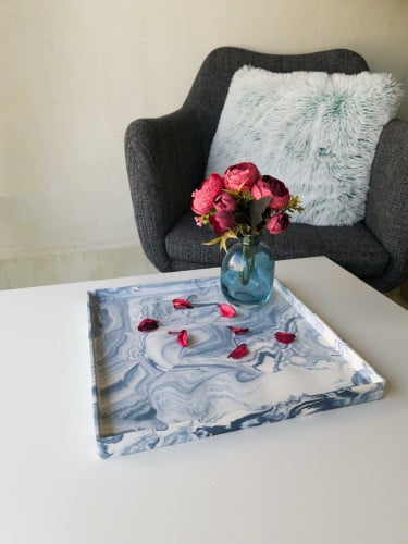 قالب سيليكون جاهز صحن مربع مقاس كبير(30سم*30سم)