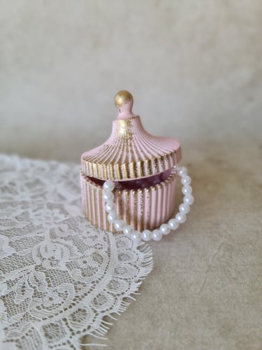 قالب سيليكون جاهز علبة دائرية بغطاء صغير (8.2*4 سم + 8.2*6 سم)