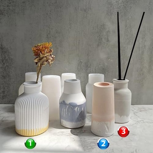 قالب سليكون جاهز إناء النبات /حامل نباتات جافة ديكور منزلي