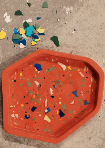 قالب سيليكون صناعة يدوية سداسى صغير (15*13 سم)