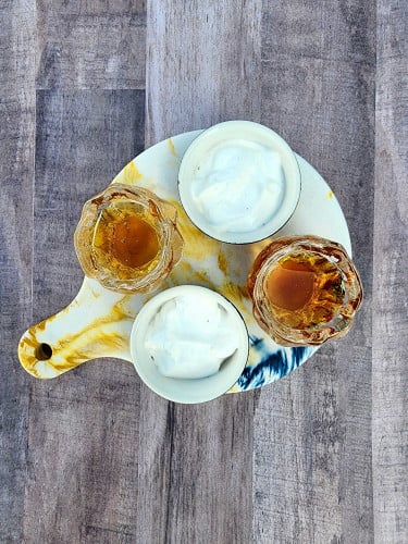 قالب سيليكون جاهز صينية شموع دائرية (19*14.5 سم)