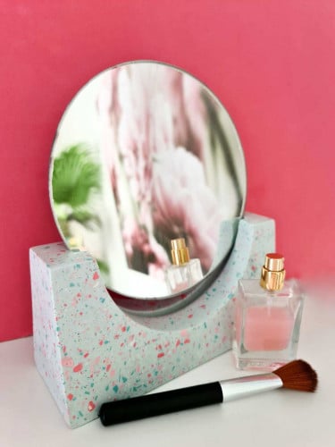 قالب سيليكون صناعة يدوية قاعدة مراية كبيرة