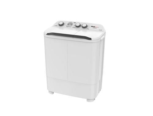 غسالة دورا اليجانت 6 ك حوضين ابيض - DW600MT11