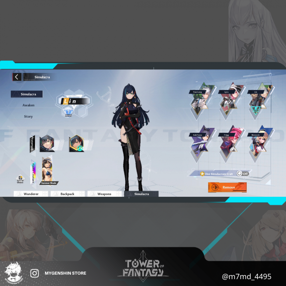 (m7md_4495) حساب سيرفر اوروبي-Valstamm لفل 80 يحتوي (16 شخصيه)