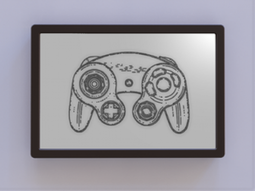 GameCube Controller | Gamecube controller, Art sketch ideas, Illustration