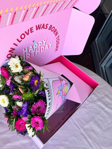 Aster birthday box