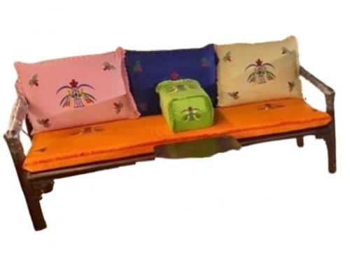 جلسة مركاز بتطريز قطري(بدون كفر)