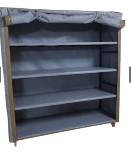 دولاب تخزين خارجي رمادي ٤ رف