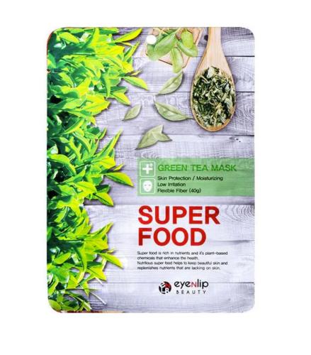 قناع وجه سوبر فود بالشاي الأخضر من اينليب - 25 مل