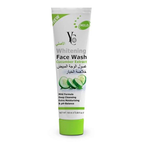 غسول الوجه المبيض بخلاصة الخيار من واي سي - 100 جرام