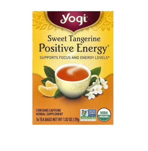 يوجي تي‏, الطاقة الإيجابية، اليوسفي الحلو، 16 كيس ، (29 جم)