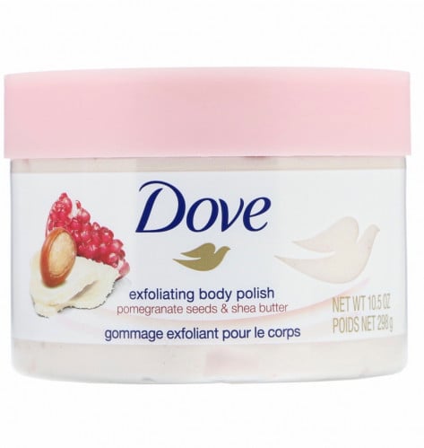 مقشر وملمع للجسم ببذور الرمان وزبدة الشيا