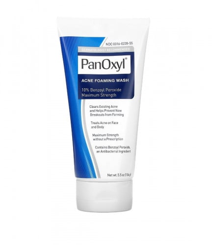 بانوكسيل‏, غسول رغوي لحب الشباب، قوة قصوى مع بنزويل بيروكسيد 10٪ (156 جم)