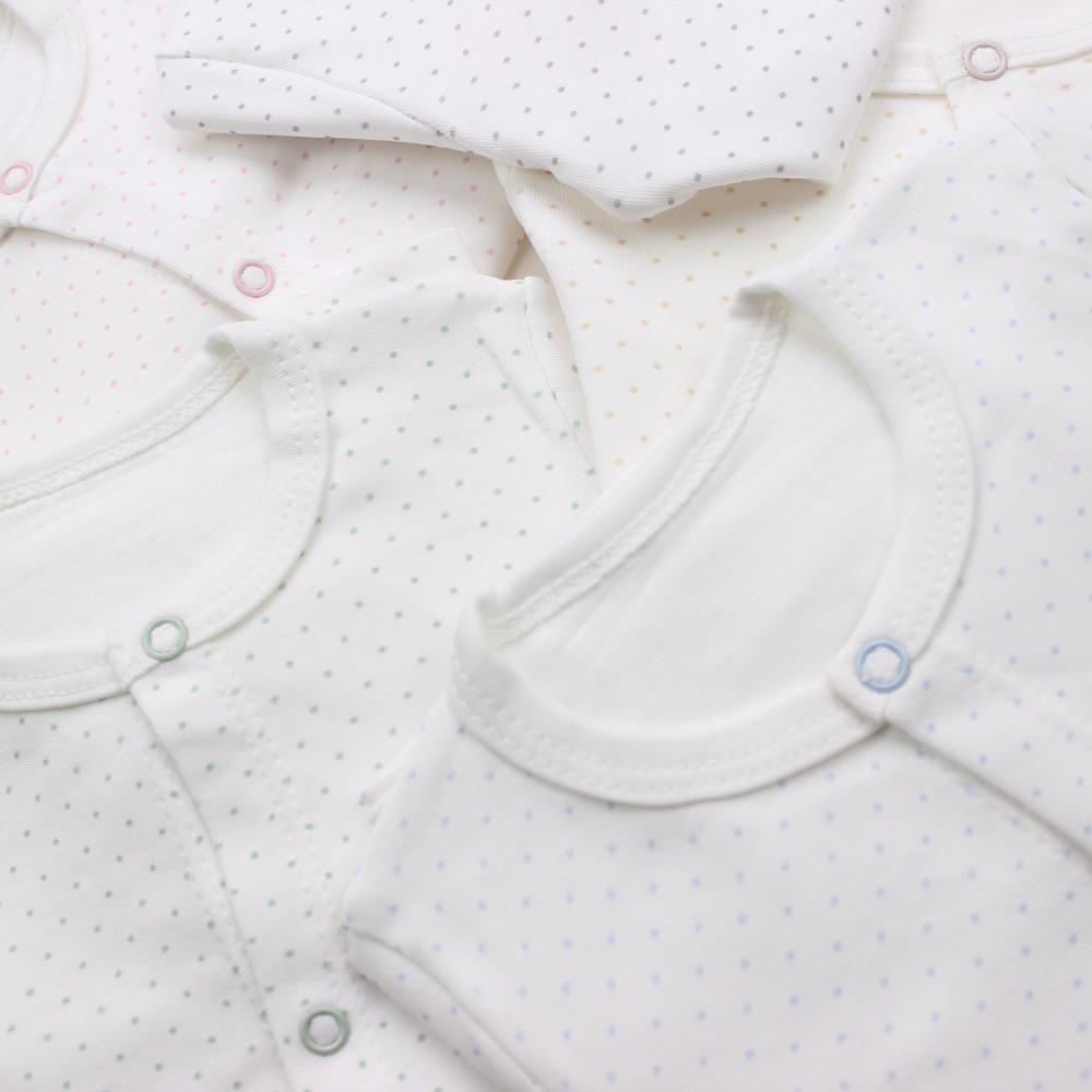 روب مواليد قطن منقط