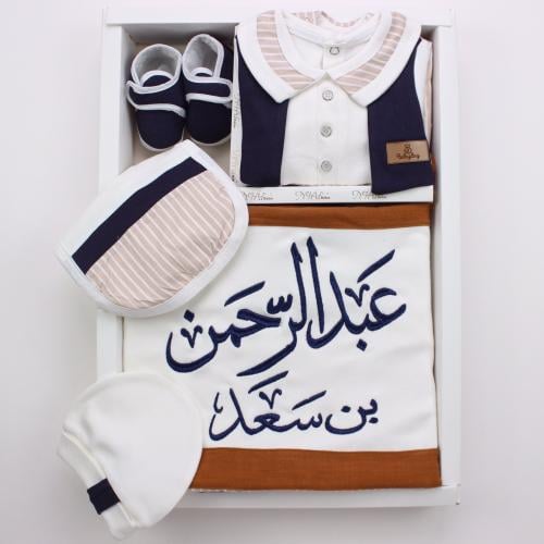 طقم5 قطع ولادي للمواليد
