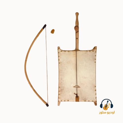 ربابه من الجلد الطبيعي مع قوس وجاونيه