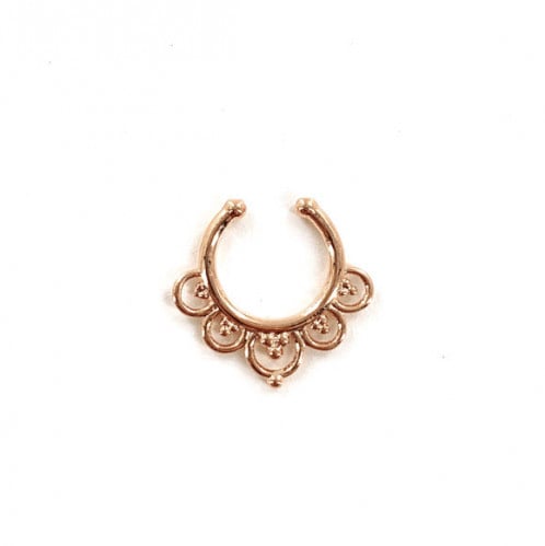 Fake Septum Rose Gold Ring