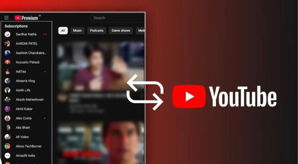 Switch between free and premium subscription