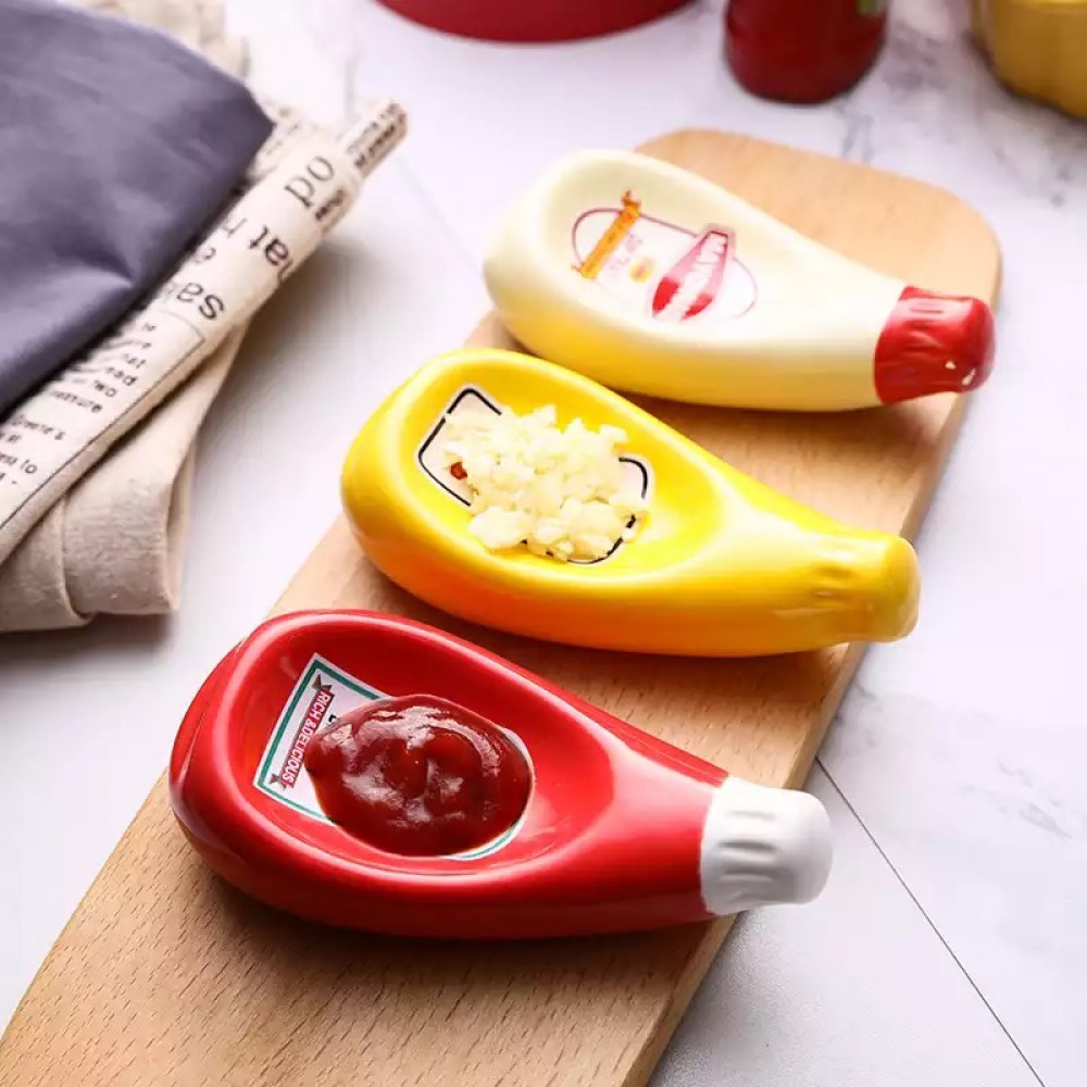 3 صحون صوصات 3 Dip Tray