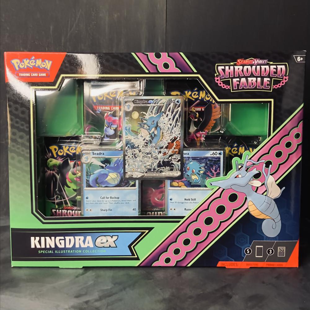 Pokemon Shrouded Fable Kingdra ex Special Illustration Collection Box