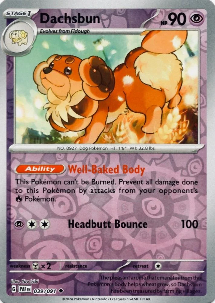 Dachsbun 039/091 (Reverse Holo)