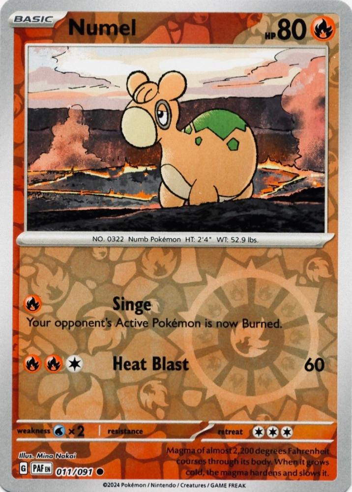 Numel 011/091 (Reverse Holo)