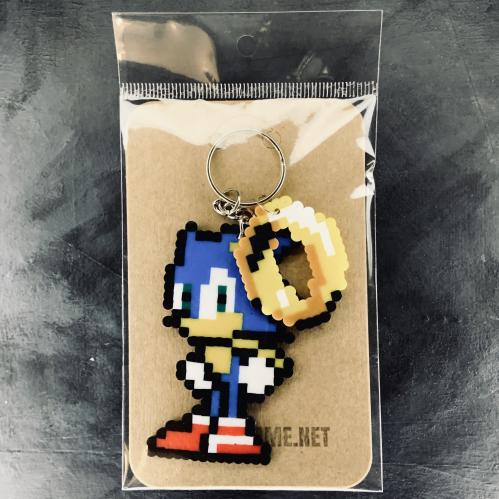 ميدالية سونيك Sonic Keychain Charm Handmade