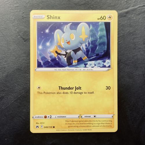 Pokemon TCG Shinx 040/159 - NM - Crown Zenith 2023