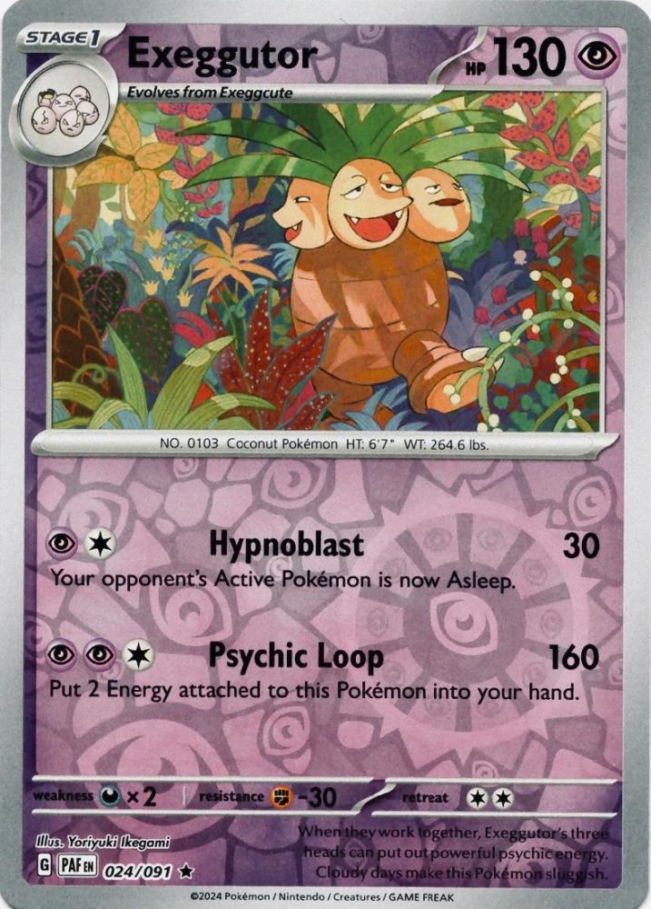 Exeggutor 024/091 (Reverse Holo)