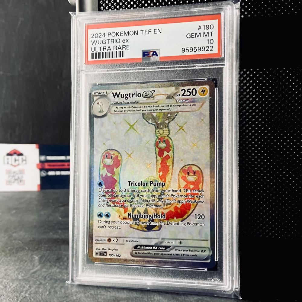 PSA 10 Wugtrio ex 190/162 Temporal Forces 2024 Gem Mint Pokemon