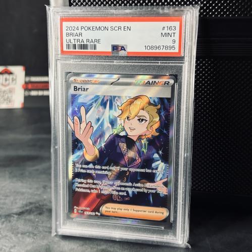 PSA 9 Briar 163/142 Stellar Crown 2024 Pokemon Card - THE ACE GAME PSA 9 Briar 163/142 Stellar Crown 2024 Pokemon Card - THE ACE GAME